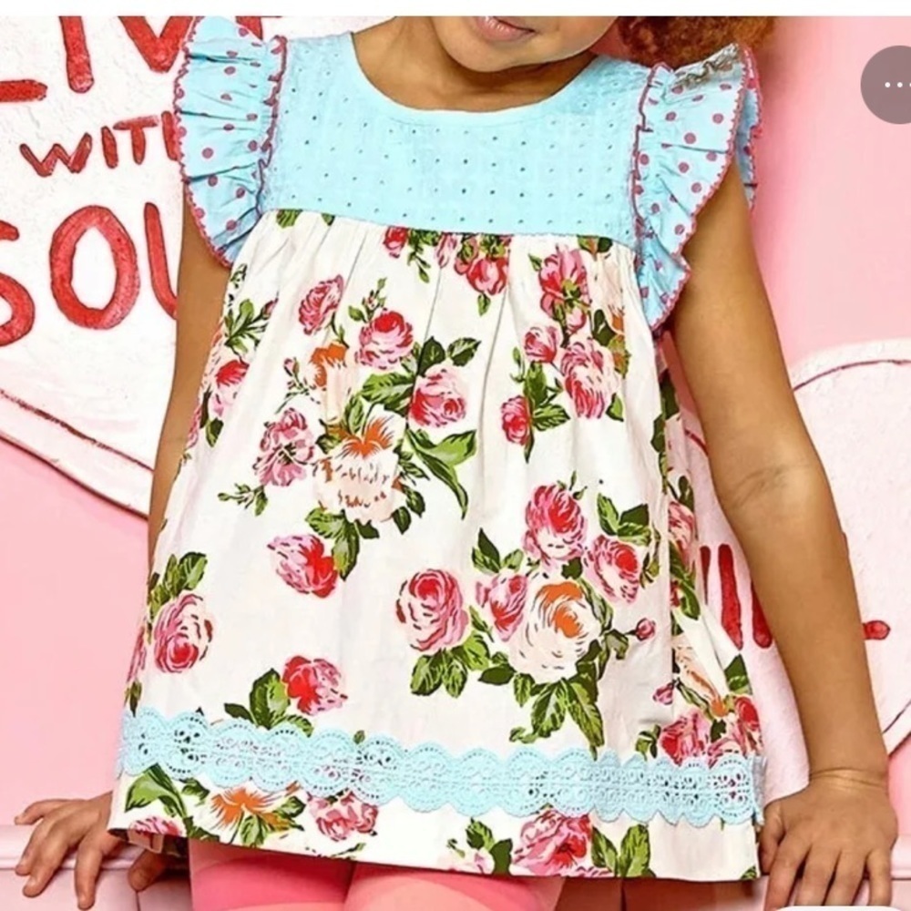 MATILDA Jane Togetherness Shabby Floral Top